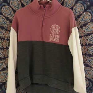 PINK quarter zip